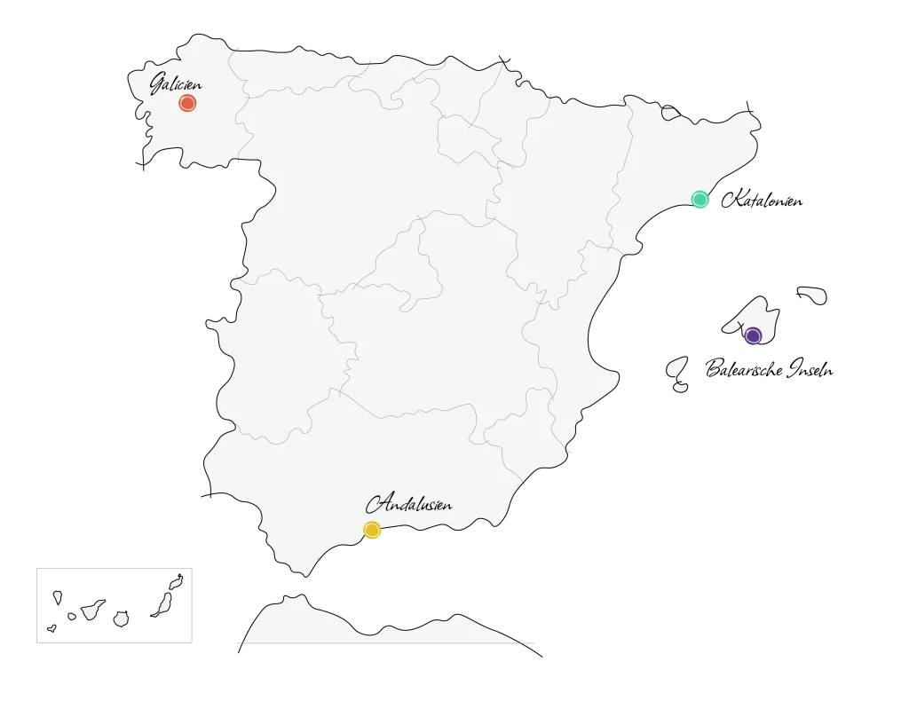 Spanien - karte 1